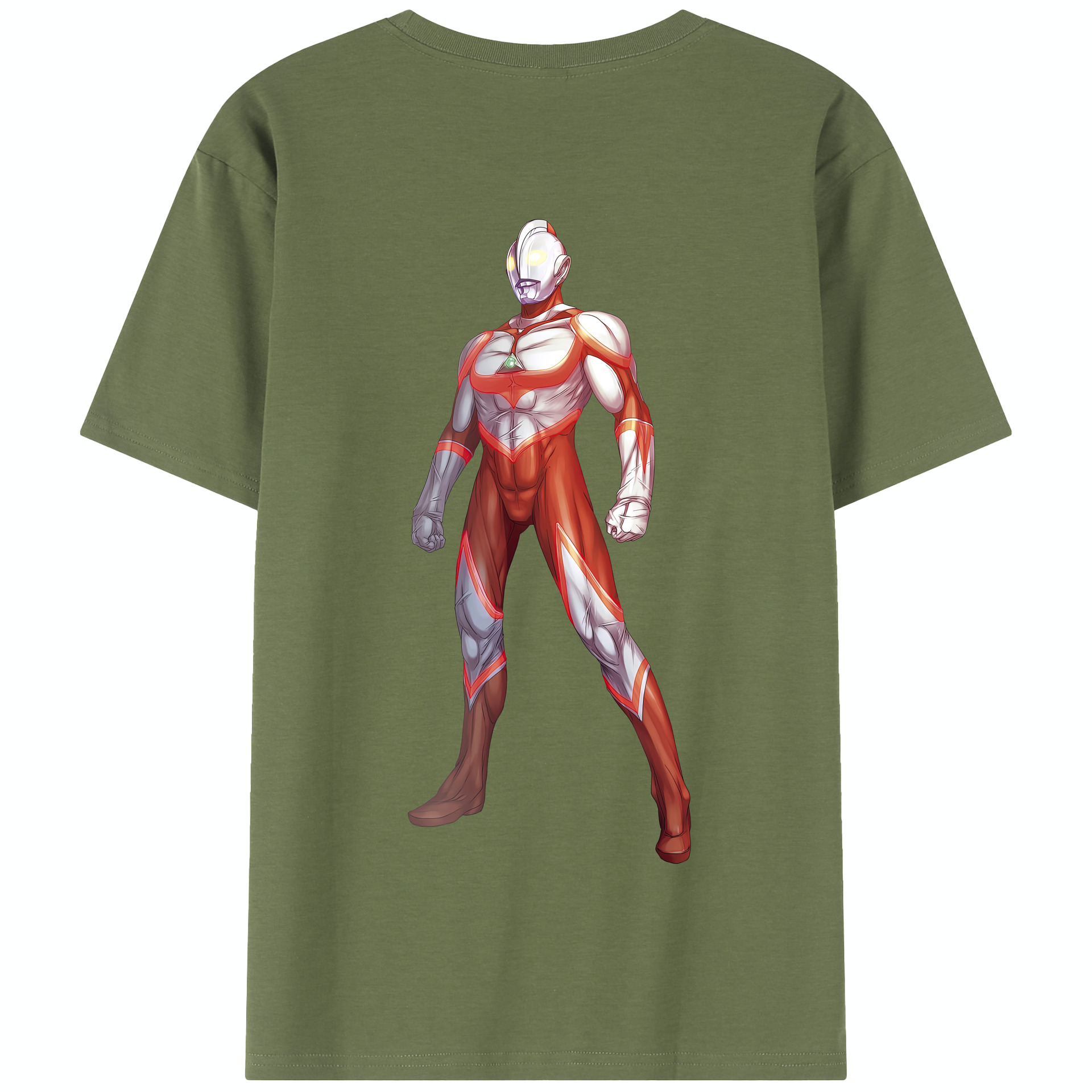 （画像用） ウルトラマン Ultraman 綿100％半袖Tシャツ（背面プリント）
